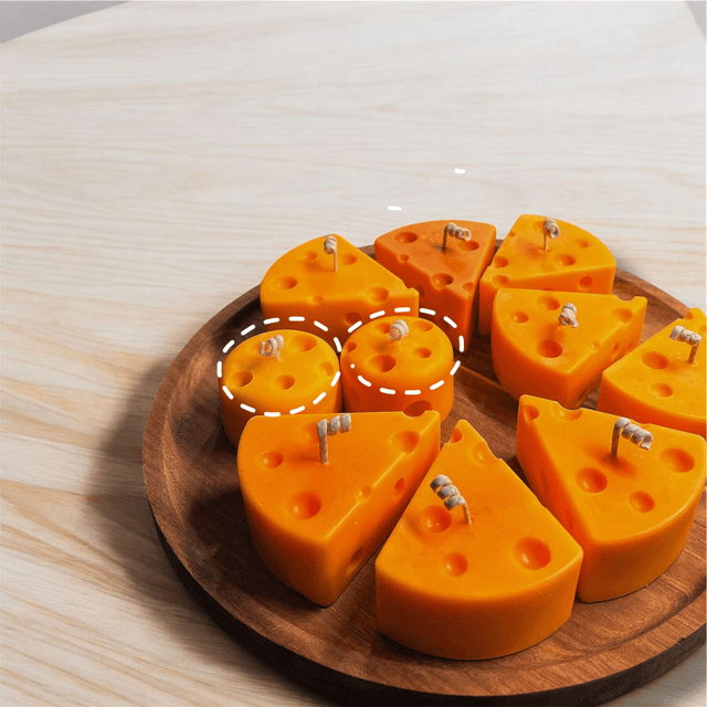 Cheese candle 