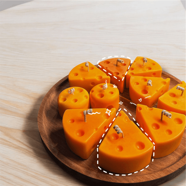 Cheese candle 