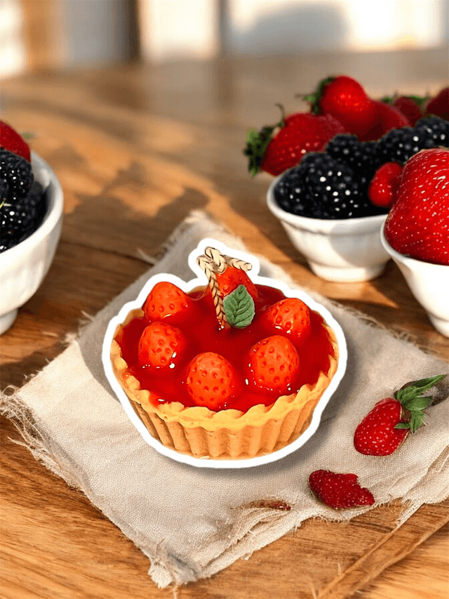 Strawberry Cupcakes (små jordbær)
